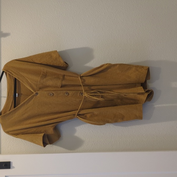 Women's XL Mustard Yellow Romper - clearance sale! - Picture 2 of 8